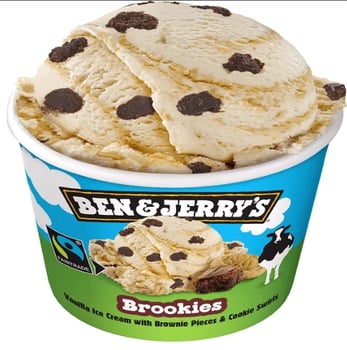 Ben & Jerry`s  Eiscreme Brookies Cookie 100 ml
