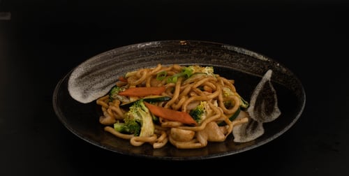 Udon Nudeln mit Tofu