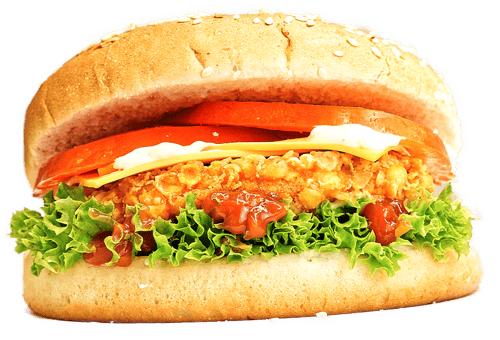 Crusty Chicken Cheese Burger