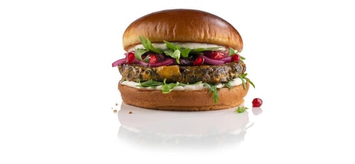 Kürbis Veggie Burger (vegan)