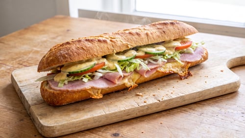  Baguette Schinken