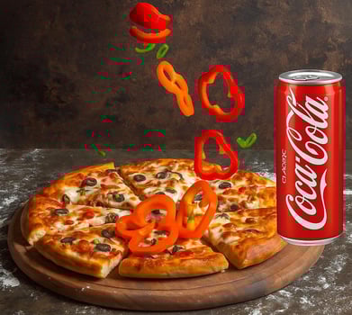  Pizza 26cm + Getränke 0,33l