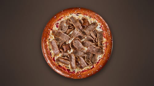 Brezel Pizza Döner (Kalb) 26cm Brezel Pizza Döner (Kalb) 26cm