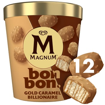 Magnum bonbon Gold Caramel Billionaire 204ml