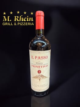 495.Il Passo Primitivo Puglia Rotwein halbtrocken 495.Il Passo Primitivo Puglia Rotwein halbtrocken