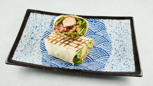 Rucola-Hähnchen Wrap