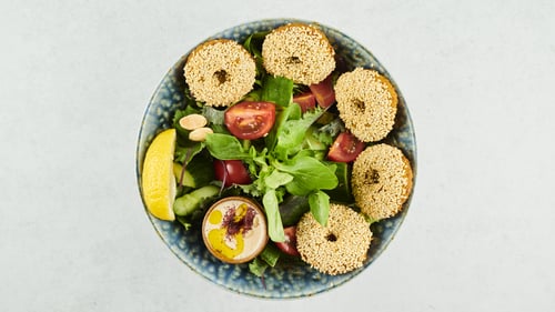 Falafel-Salat Schale (vegan)