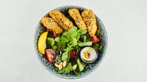 Halloumi-Salat Schale(vegetarisch)