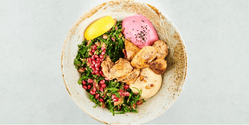 Tabouli-Bowl mit Hähnchen