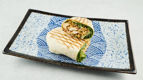 Grün-Halloumi Wrap (vegetarisch)