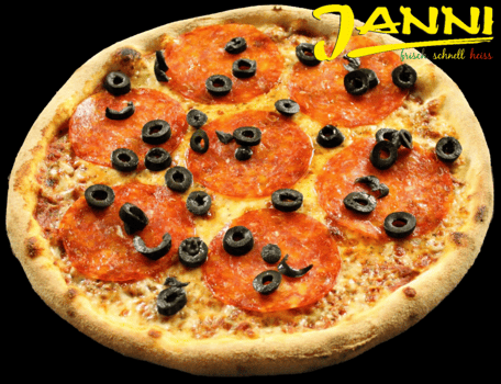 9. Pizza Salami mild 40cm