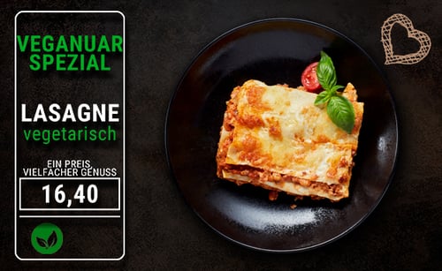 vegetarische Lasagne
