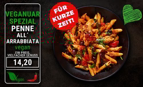 Penne All' Arrabbiata VEGAN