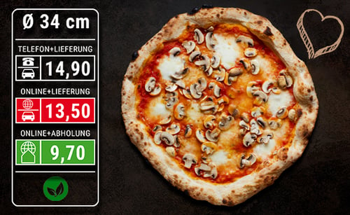 Pizza Funghi Ø 34cm