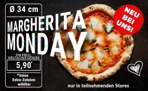 Pizza Margherita Monday Ø 34cm