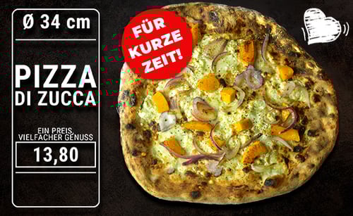 Pizza di Zucca con Cipolle  Ø 34cm