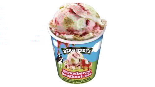 Ben & Jerry's Strawberry Doughnut-eee 465 ml