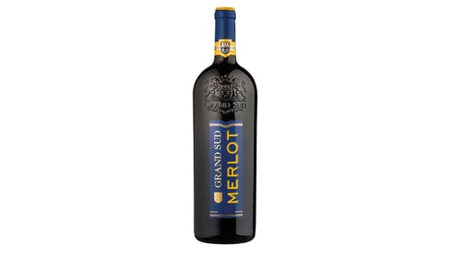 Rotwein Grand Sud Merlot, trocken 1,0l Rotwein Grand Sud Merlot, trocken 1,0l
