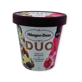 DUO Vanilla Brownie & Raspberry Crunch 420ml