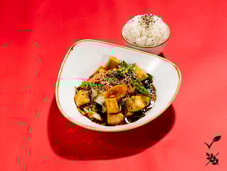 Soy Glazed Tofu Cubes