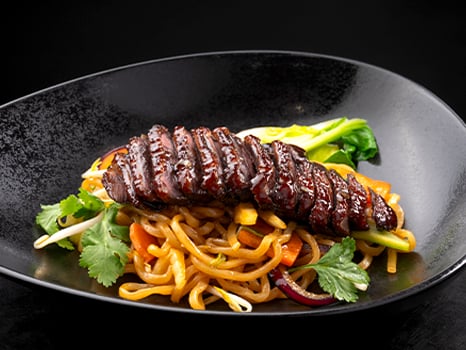 Skinny Udon & black tea Duck