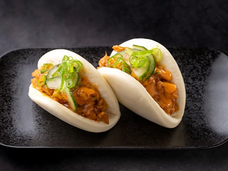 Spicy pulled Pork Bao Bun
