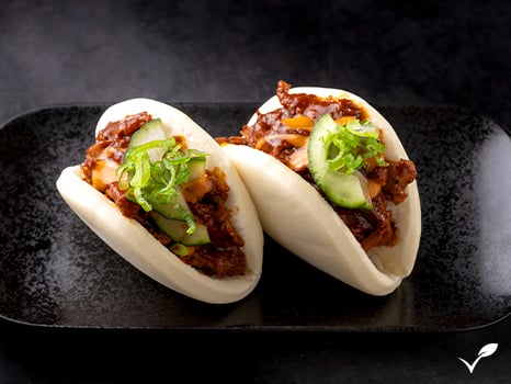 BBQ pulled planted. Bao Bun