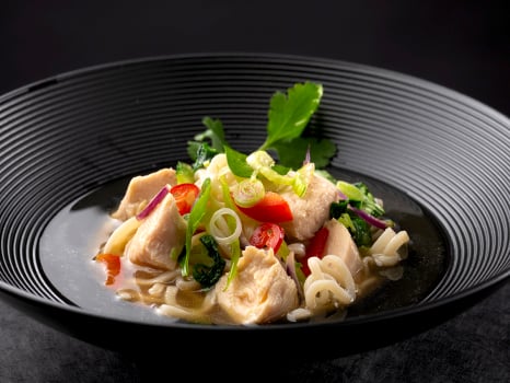 Udon & Chicken Thai Noodle Soup