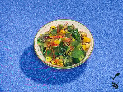 Smashed Cucumber Salad x Mango