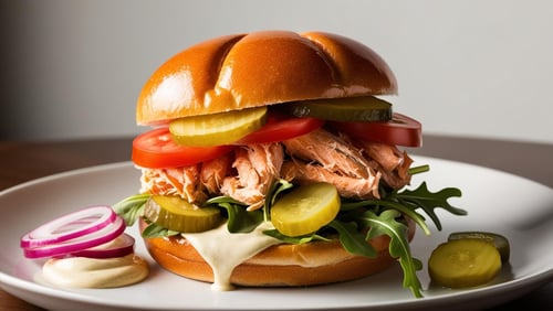 XL Lachs-Burger