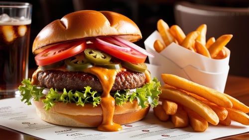 Burger-Kombi-Menü