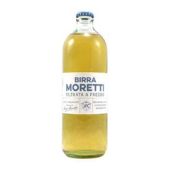 Birra Moretti filtrata a freddo