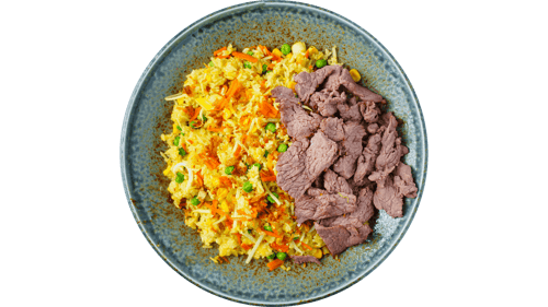 M06 Gebratener Reis mit Rindfleisch