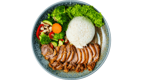 M70 Knusprige Ente in Süß-Sauer-Sauce