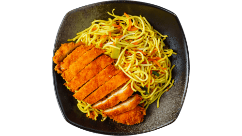 M10 Gebratene Nudeln in Süß-Sauer-Sauce