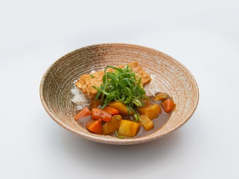 Curry & Rice  mit Tofu Katsu (Vegan)