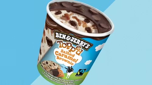 Ben & Jerry's Topped Salted Caramel Brownie (465ml