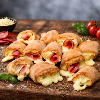 Mittagstisch Pizzarolls