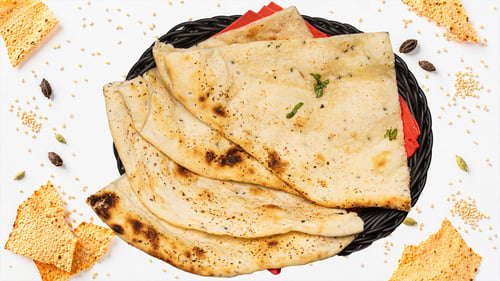 Naan mit Knoblauch Naan mit Knoblauch