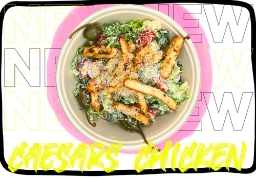 Salat Caesars Chicken Salat Caesars Chicken