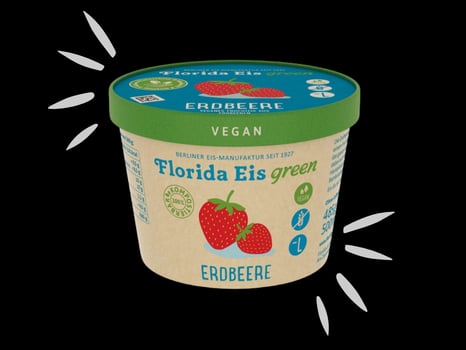 Florida Eis Erdbeer 500ml