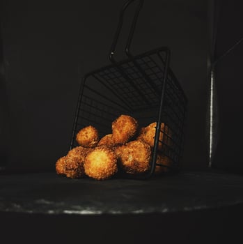 Snack des Monats: frittierte Champignonköpfe - 8 Stück