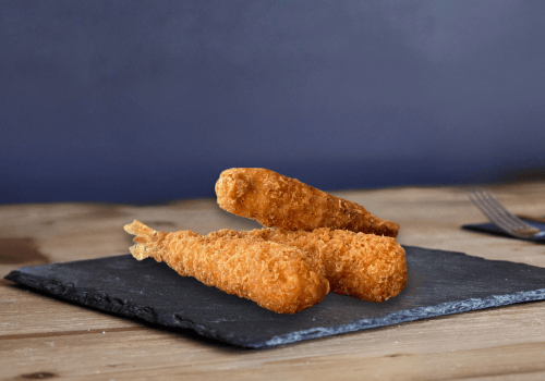 knusprig panierte Crevette (3 Stk.) 