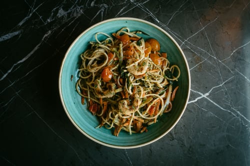 Spaghetti Shrymps al Vino Bianco Spaghetti Shrymps al Vino Bianco