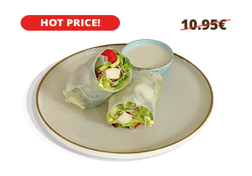 Caesar Wrap in Reispapier 85 Caesar Wrap in Reispapier 85
