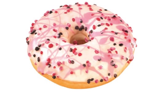 Donut Raspberry Cheesecake