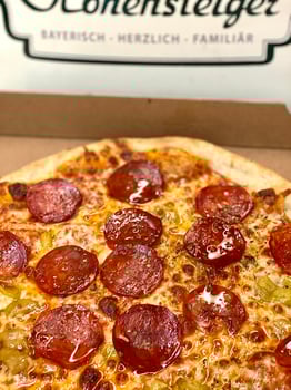 Pizza Diavola (scharf)