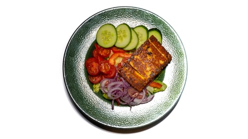 Salat +Halloumi Grillkäse