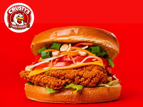 Asia Chicken Burger Asia Chicken Burger