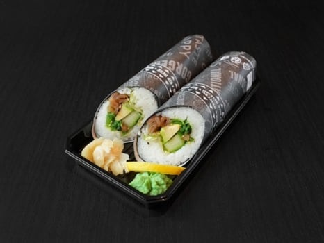 Vegetarischer Sushi Burito